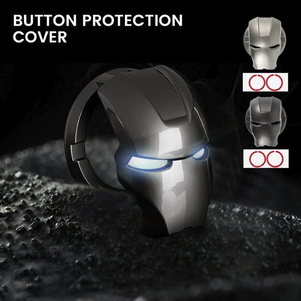 Auto Start Button Cover Engine Start Stop Button Switch Cover Push Start Button Ignition Protective Cover Iron Man 3D Anime Character Car Anti Scratch Protective Cover Titanium Black Auto Start Button Cover Engine Start Stop Button Switch Cover Push Start Button Ignition Protective Cover Iron Man 3D Anime Character Car Anti Scratch Protective Cover Titanium Black
